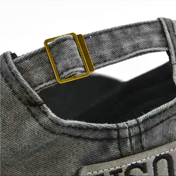 Ball Cap with American Flag Patch - Picture 3 of 4